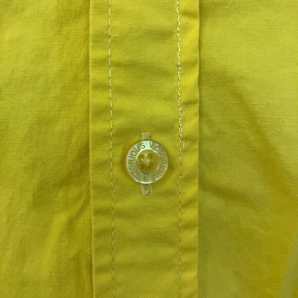 Victorious Vintage Mens Cross Bling Embellished Wings Shirt Medium Yellow SP EXC - Picture 9 of 11